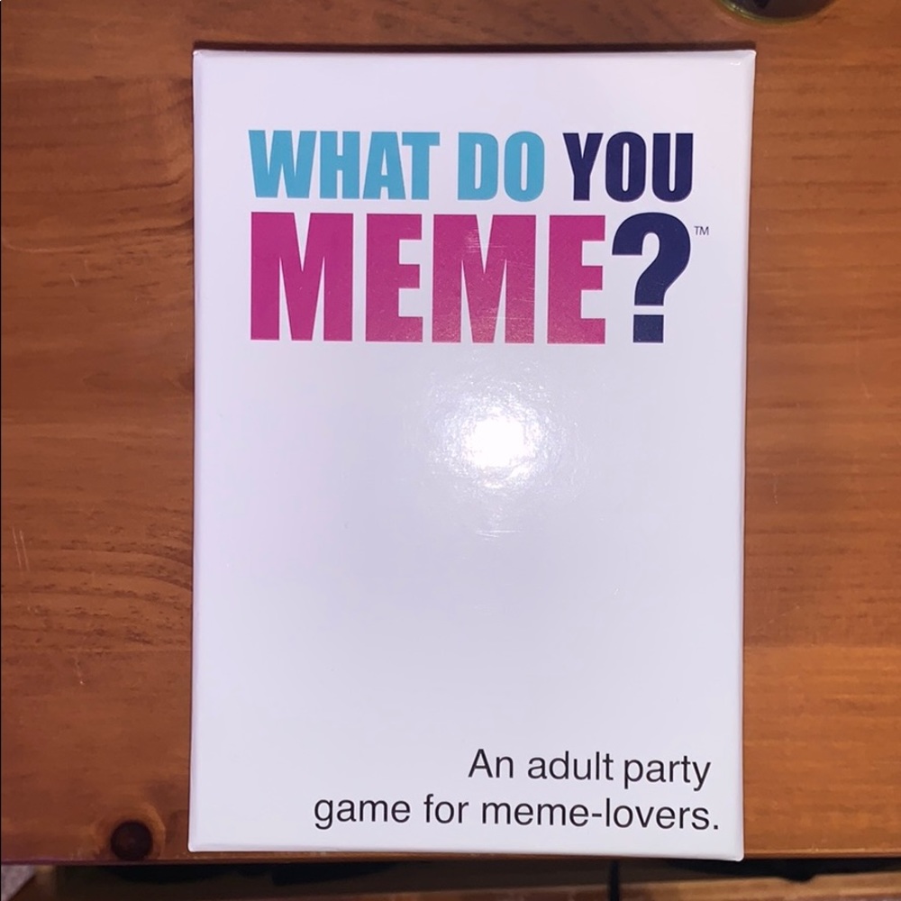 What do you meme? card game brand new but opened